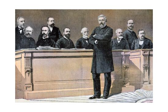 The French Government Front Bench 1891 Giclee Print By Henri
