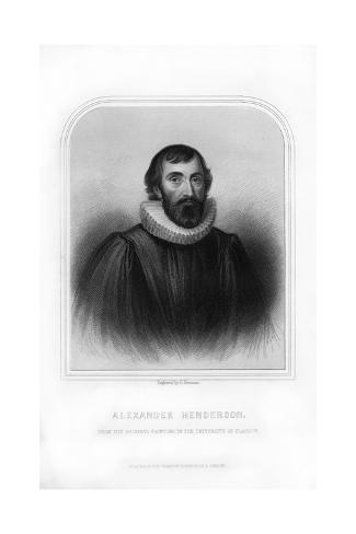'Alexander Henderson, Scottish Theologian' Giclee Print S Freeman