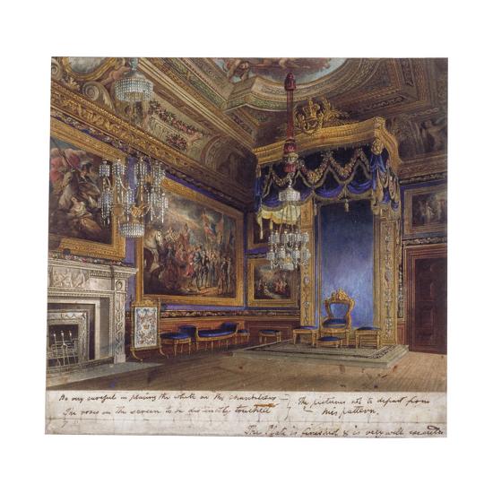 Interior View Of The King S Audience Chamber In Windsor Castle Berkshire 1818