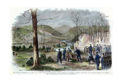 Battle of Philippi, West Virginia, American Civil War, June 1861 Giclee