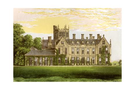 Melbury House, Dorset, Home of the Earl of Ilchester, C1880 Giclee