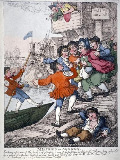 Miseries of London, 1812 Giclee Print by Thomas Rowlandson at ...
