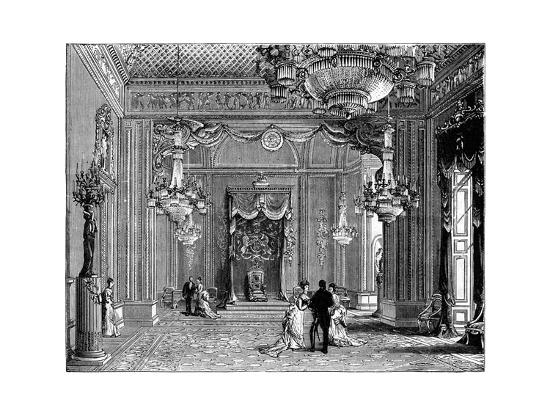 The Throne Room Buckingham Palace 1900