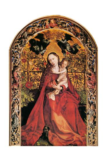 'Madonna in Rose Garden, 1473' Giclee Print - Martin Schongauer