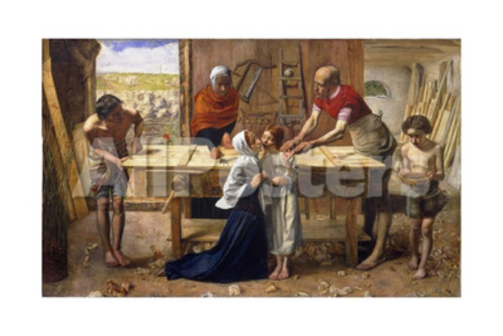 'Christ in the House of His Parents (The Carpenter's Shop)' Giclee Print John Everett Millais 'Christ in the House of His Parents (The Carpenter's Shop)' Giclee Print John Everett Millais
