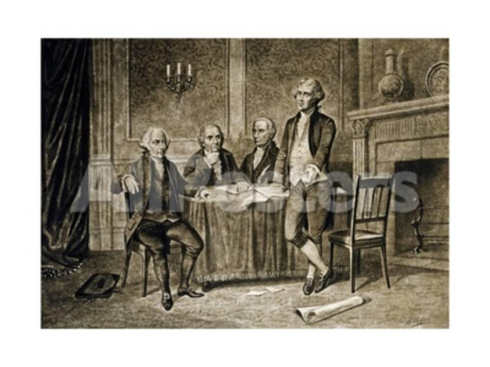 Leaders Of The First Continental Congress 1774 Published C1894