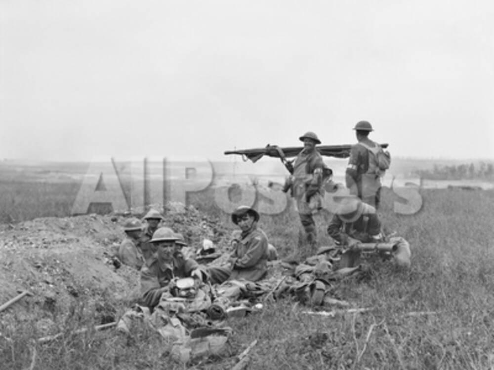 A Scene During the Battle of Hamel Photographic Print at A Scene During the Battle of Hamel Photographic Print at
