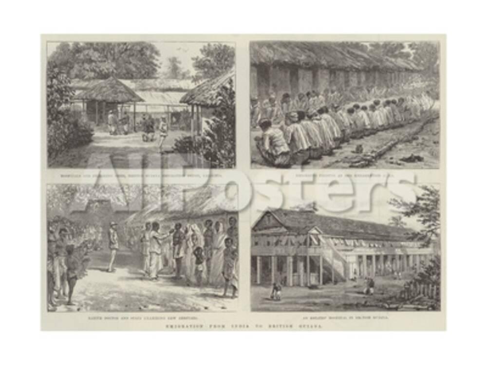 Emigration from India to British Guiana Giclee Print at