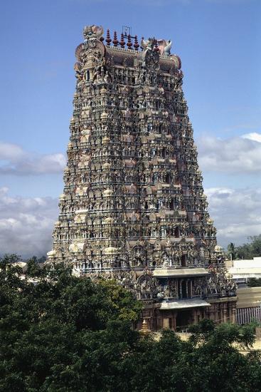 Meenakshi Temple, Madurai, Tamil Nadu, India, 17th Century Giclee Print