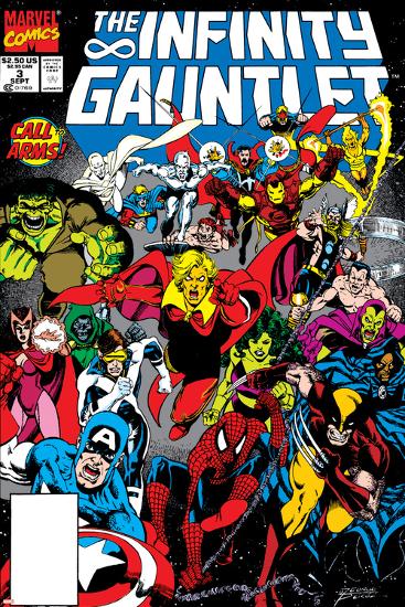 Infinity Gauntlet No 3 Cover Adam Warlock Prints George Perez Allposters Com