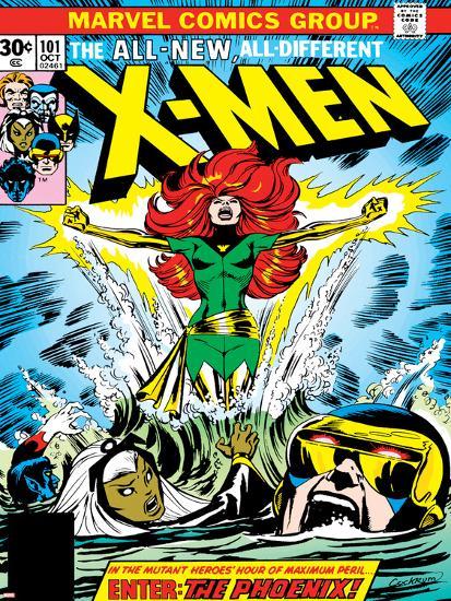 Marvel Comics Retro The X Men Comic Book Cover No 101 Phoenix