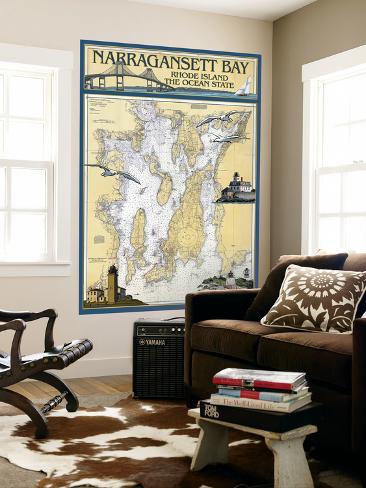 Nautical Chart Wall Mural