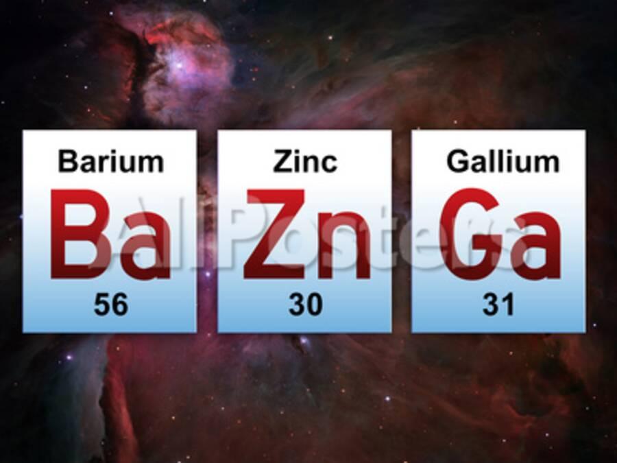 Ba Zn Ga Elements