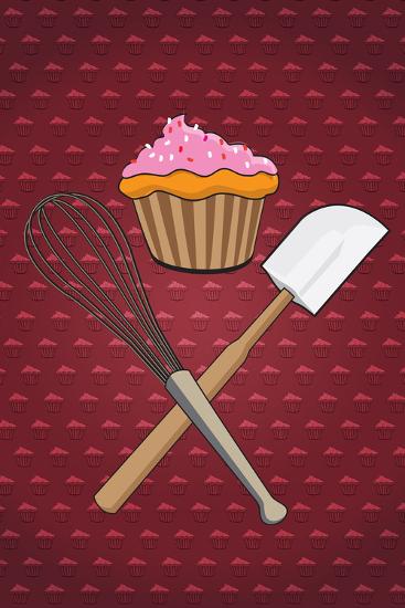 ‘Cupcake - Whisk and Spatula’ Posters | AllPosters.com