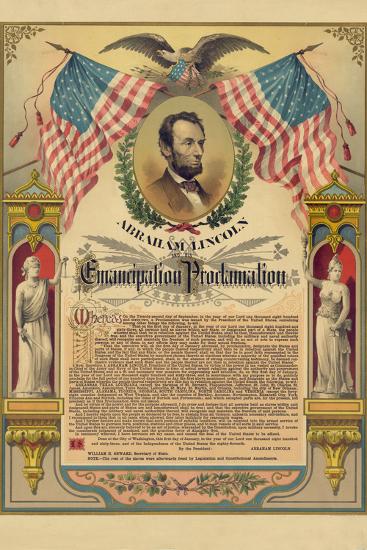 Abraham Lincoln Emancipation Proclamation Historical ...