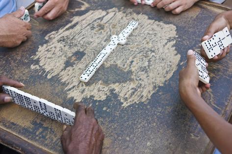 Playing Domino Trinidad Cuba