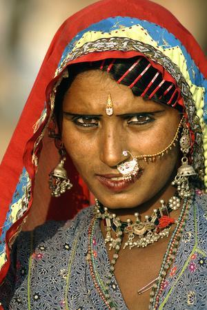 'Women of Semi-Nomadic Groups, Rajasthan, Pushkar, India' Photographic ...