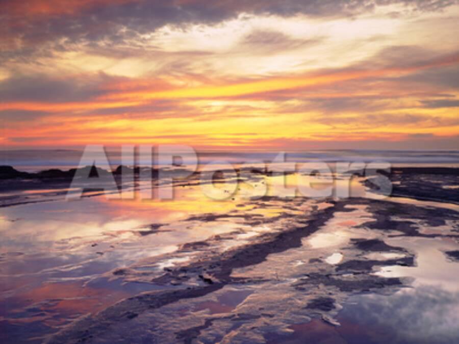 Usa California San Diego Sunset Cliffs Tide Pools Pacific Ocean