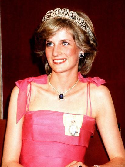 'Princess Diana in Australia at the State Reception at ...