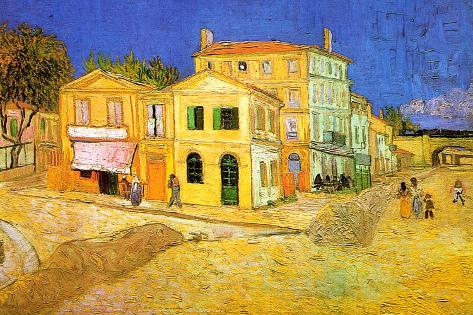 Vincent Van Gogh Vincent's House in Arles The Yellow House Prints at