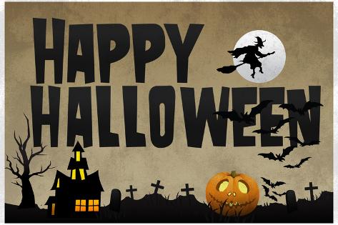 Happy Halloween Holiday Prints at