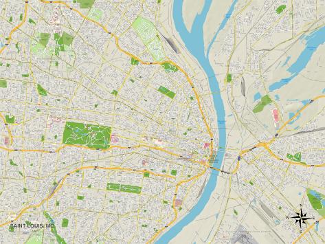 St Louis Of Map Us