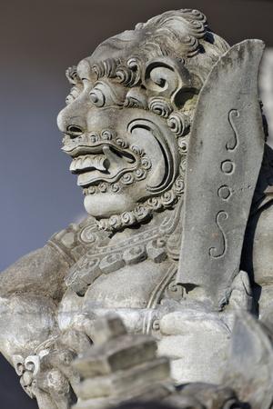 'Stone Statue at Entrance of Tanah Lot. Bali Island ...
