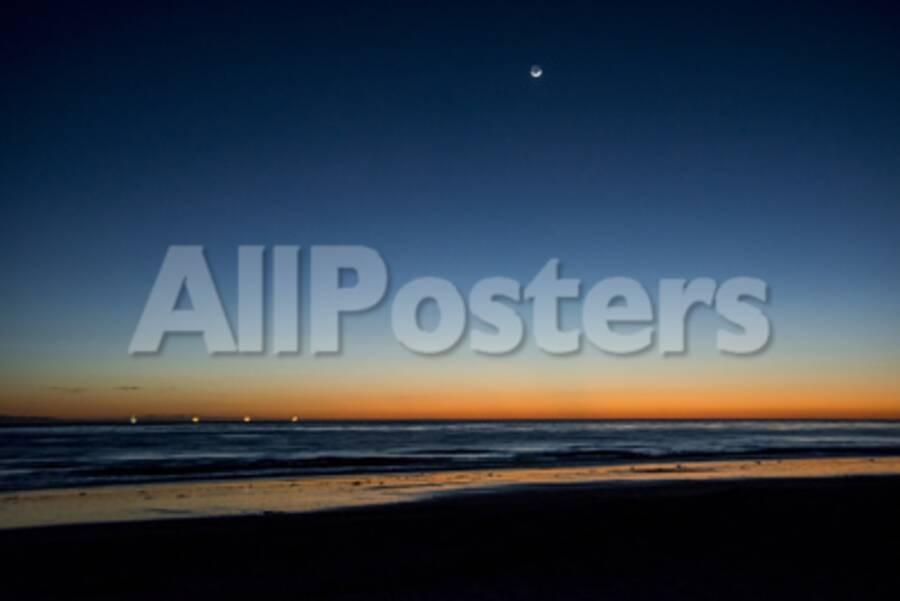 California Carpinteria Santa Barbara Channel Beach At Low Tide