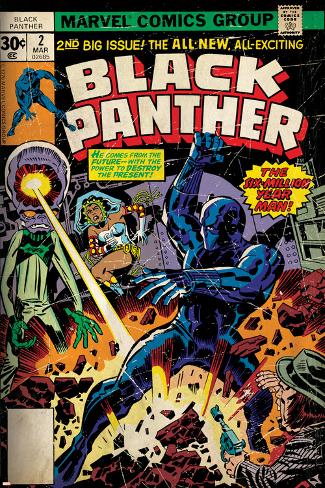 Black Panther Comic Hero Movie Poster 36/" x 24/" Large Wall Poster Print Fan Art