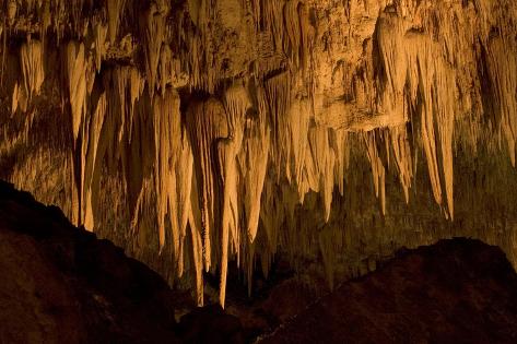 Formations Near The Entrance To The Big Room In Carlsbad Caverns