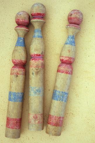 childrens wooden skittles