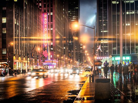 'Instants of NY Series - Urban Street View on Avenue of the Americas by ...