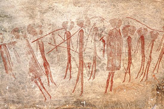 cave paintings stick figures