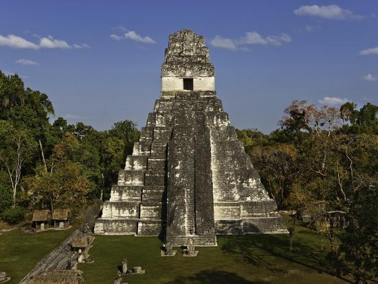 'Temple I or Temple of the Giant Jaguar at Tikal' Photographic Print ...