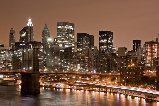 Brooklyn Bridge And Manhattan Skyline New York City Photographic Print Paul Souders Allposters Com