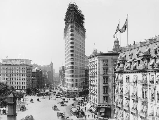 Flatiron Building Under Construction Photographic Print Allposters Com Flatiron Building Under Construction Photographic Print Allposters Com