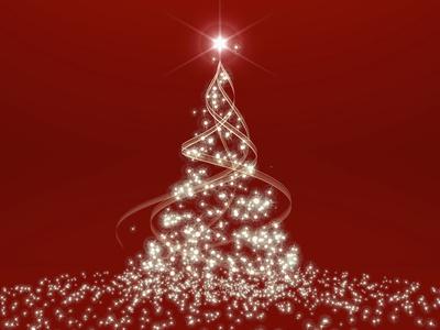 christmas tree shaped photographic