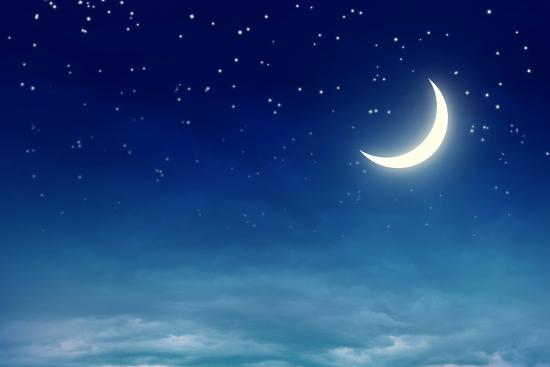 Nightly Sky With Moon And Stars Photographic Print Egal Allposters Com Nightly Sky With Moon And Stars Photographic Print Egal Allposters Com