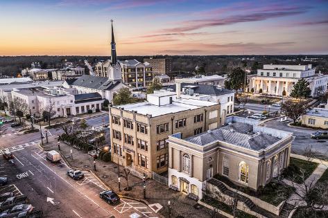 &amp;#39;Athens, Georgia, USA Downtown Cityscape.&amp;#39; Photographic Print ...