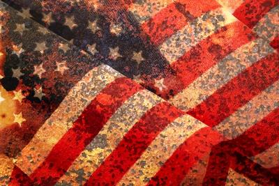 Download 'Distressed American Flag Vector' Photographic Print ...