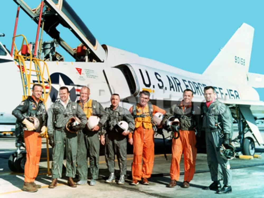 'Mercury 7 Astronauts' Photographic Print - | AllPosters.com