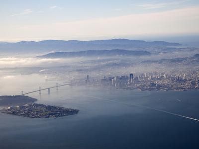 oakland aerial francisco pacific bridge angel ocean bay california san island usa allposters sp posters