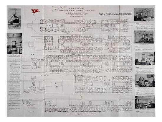 This Titanic Deck Plan Is Really A Modification Of That Of The