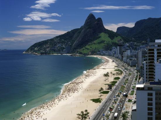 Ipanema Beach Rio De Janeiro Brazil Photographic Print At Allposters Ipanema Beach Rio De Janeiro Brazil
