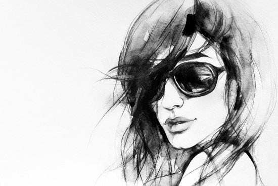 abstract woman portrait photographic
