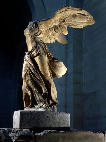 the winged victory or nike of samothrace marble c 190 bc