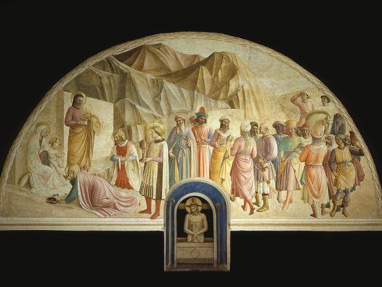 'The Adoration of the Magi, Fresco 143745, Convent of San