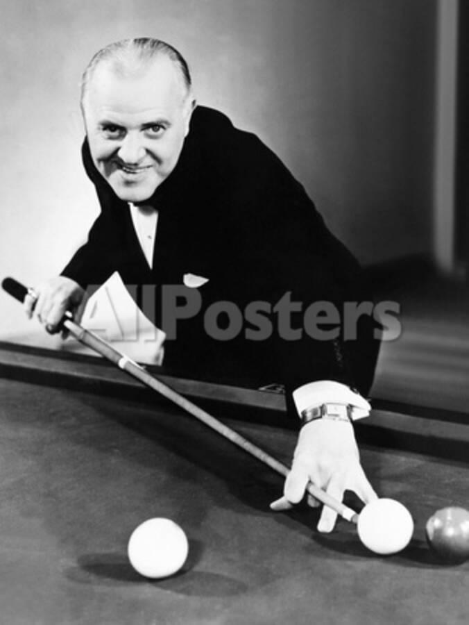 Willie Hoppe Carom Billiards Champion Nearing The End Of His Competitive Career In 1949