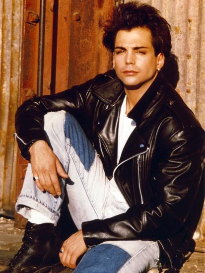 &lsquo;Richard Grieco Seated in Black Leather Jacket&rsquo; Photo - Movie Star News