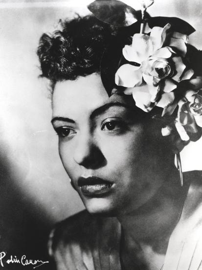 Billie Holiday Close Up Portrait with Floral Accessories' Photo - Movie  Star News | AllPosters.com